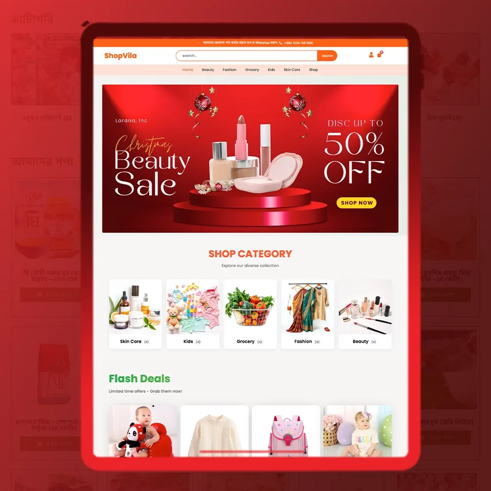 Shopvila – Wp Ecommerce Full Website