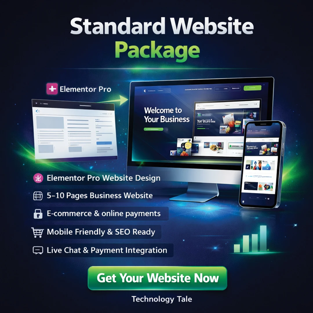 Standard Website Design Package – Grow Your Business Online